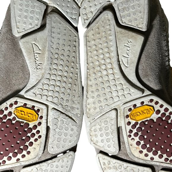 Clarks Originals Trigenic Flex Vibram Sole Suede Men's Shoes Sand/Tan Size 9M - Picture 7 of 9